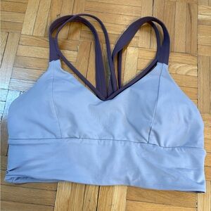 lululemon athletica Purple and Gray Sports Bra